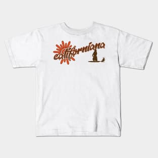 Californiana - Surfing  bear Kids T-Shirt